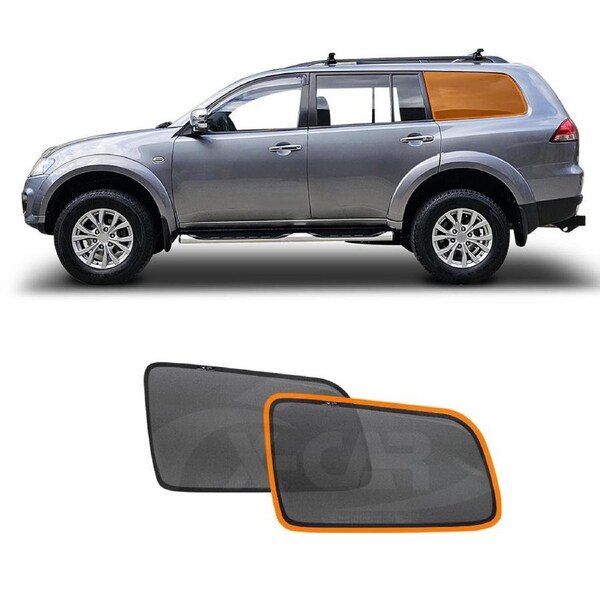 Port Window Sun Shade for Mitsubishi Challenger 2008-2016 PB PC Series Car Sun Blind Mesh Third Row Window