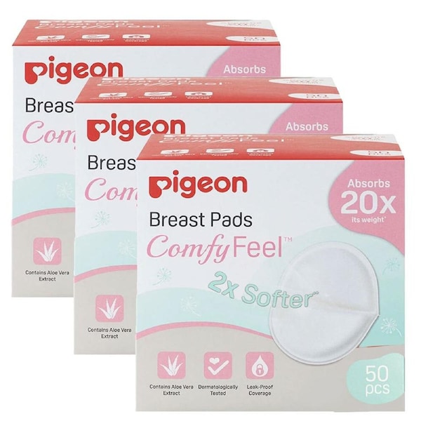 150pc Pigeon Comfy Feel Aloe Vera Disposable Maternity Breast Pads Baby Feeding