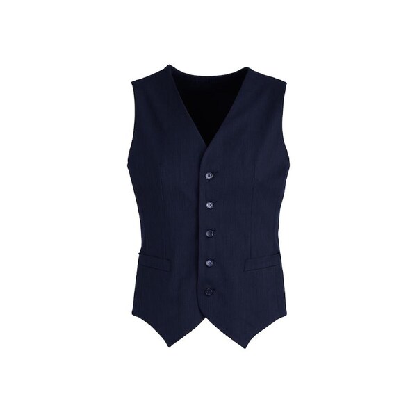 Mens Peaked Vest Waistcoat w/ Knitted Back Suit Formal Wedding Dress Up Navy / 117