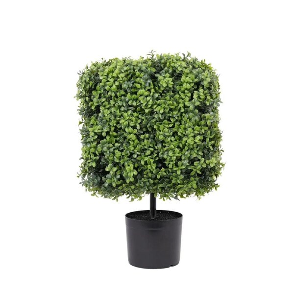 Premium Potted Square Topiary 55cm - UVTEX Certified UV Resistant