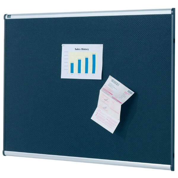 Quartet Embossed Foam 120x90cm Bulletin Pin Board Stationery w/ Aluminium Frame