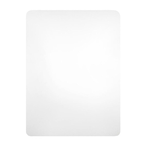 Marbig Chairmat Polycarbonate 90x120cm Rectangular Hard Floor Mat Protector Grey