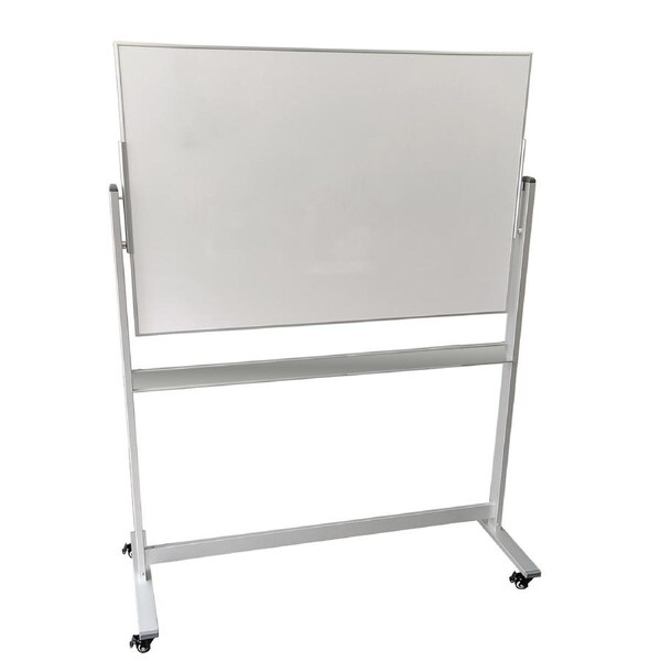 Quartet Penrite Slimline Magnetic Porcelain Whiteboard 120x90cm Mobile Board