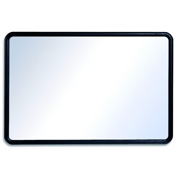 Quartet Fabric 120x90cm Oval Frameless Bulletin Board Home/Office Stationery GRY