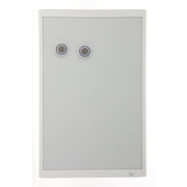 Quartet Basics 28x43cm Dry-Erase Writing Whiteboard w/ Marker/Eraser/Magnets