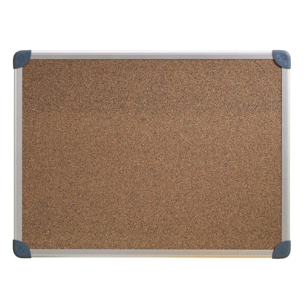 Quartet Penrite 120x90cm Corkboard Office/Home Pin Board w/Aluminium Frame Brown