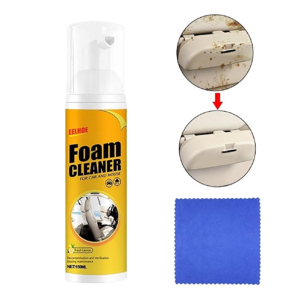 150ML Multi-purpose Car & House Foam Cleaner Cleaning Foam Tool Interior Leather Seat Stain Remover