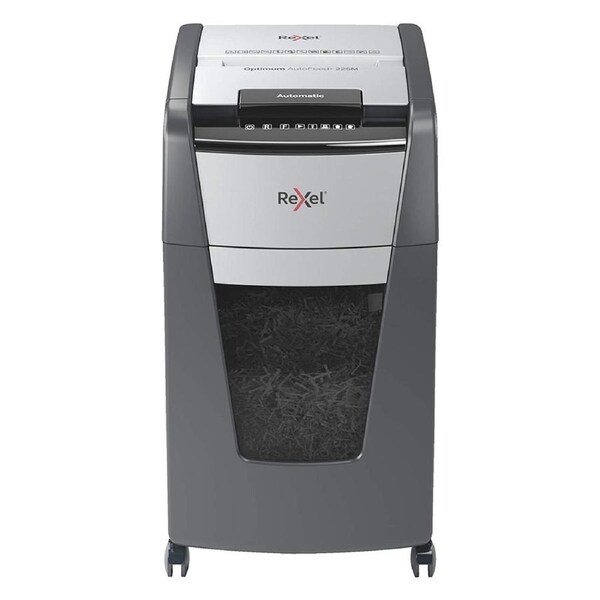 Rexel Optimum 60L Auto+ Document Paper Shredder w/ 225m Micro Cut Office Cutter