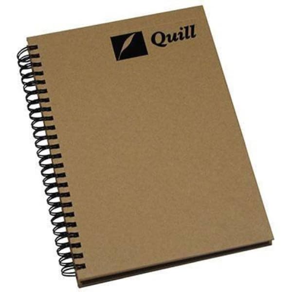 Quill Hardcover Spiral Bound Note Book 160 Page A5