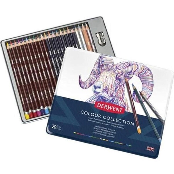 Derwent Colour Pencils Collection 24 Tin Set