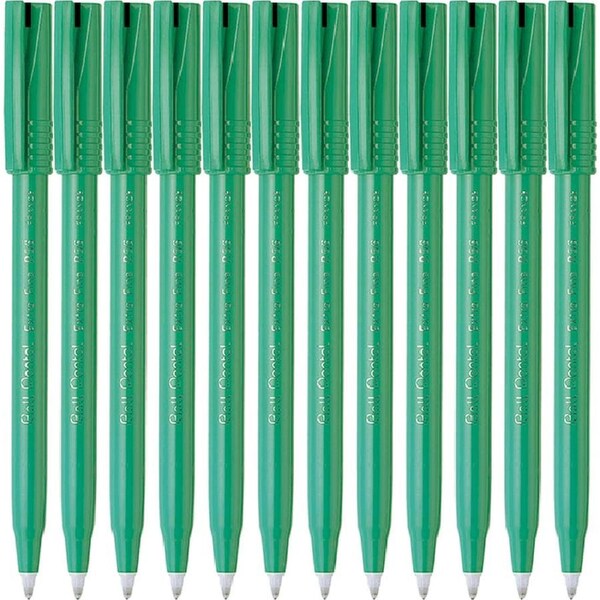 Pentel R56 Ball Pens 0.6mm Extra Fine Black Box 12