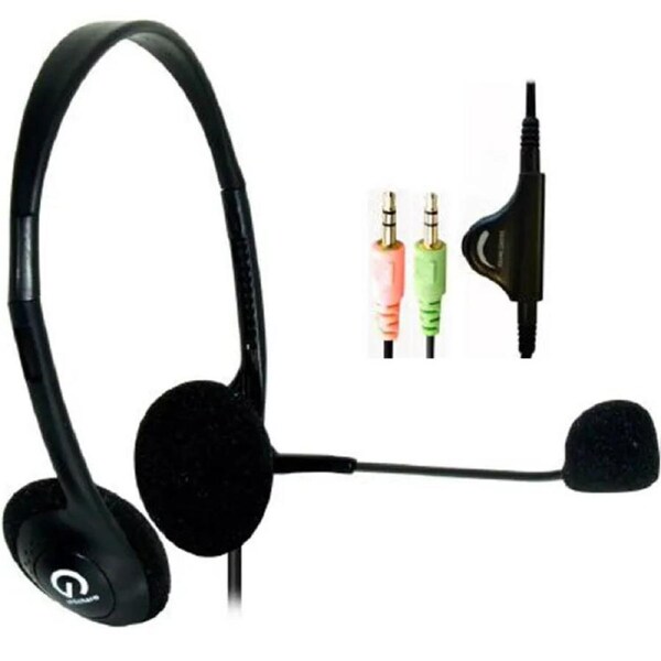 Shintaro Headset With Microphone Volume Control Light Weight Headphones