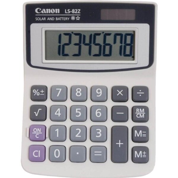 Canon LS-82ZBL 8 Digit Dual Power Desktop Calculator