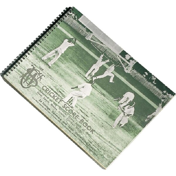 Collins Cricket Score Book 56 Innings Wirobound 247x330mm Green