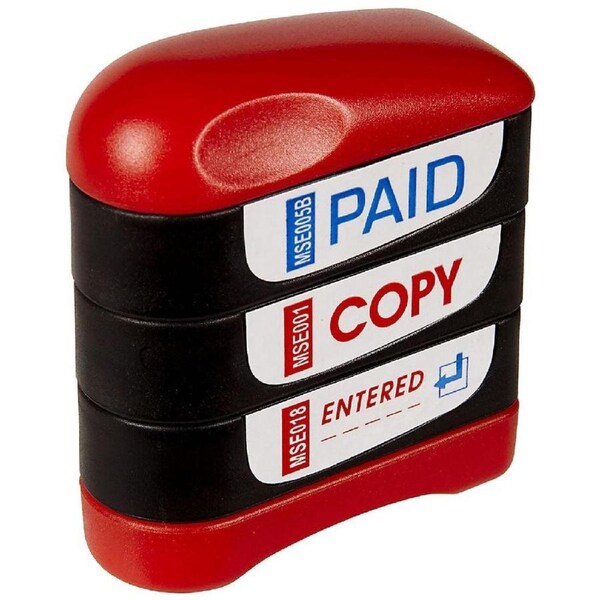 Deskmate Multi Stamp Stacker Paid Copy Entered Pack 3