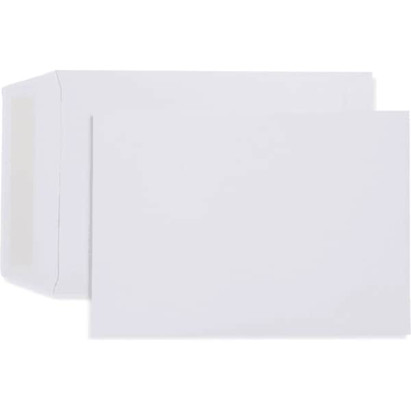 Cumberland C5 Envelopes Pocket Strip Seal 80GSM 162x229mm White Box 500