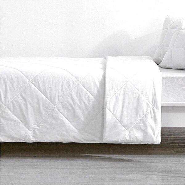 Renee Taylor 250GSM Lightweight Doona Single Bed 300TC All Natural Cotton Quilt