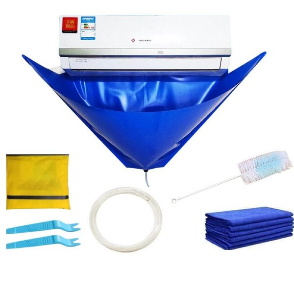 OZNALA Waterproof Wall Mounted Wash Cover Air Conditioner Cleaning Bag Durable Protector Kit