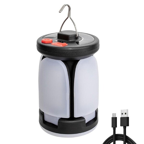 1 Only Led Emergency Lights 1800mah Solar Hiking Lamp 500lm Folding Lantern for Camping