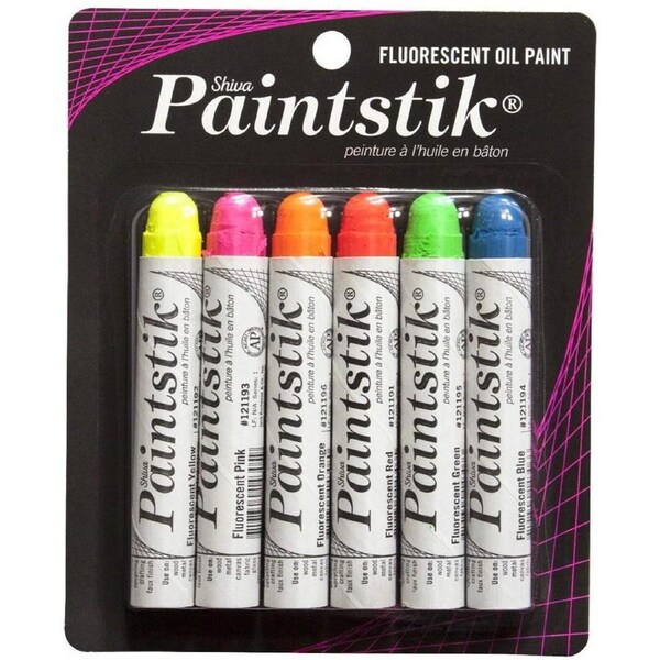 Shiva Oil Paint Paintstik(R) Set Fluorescent