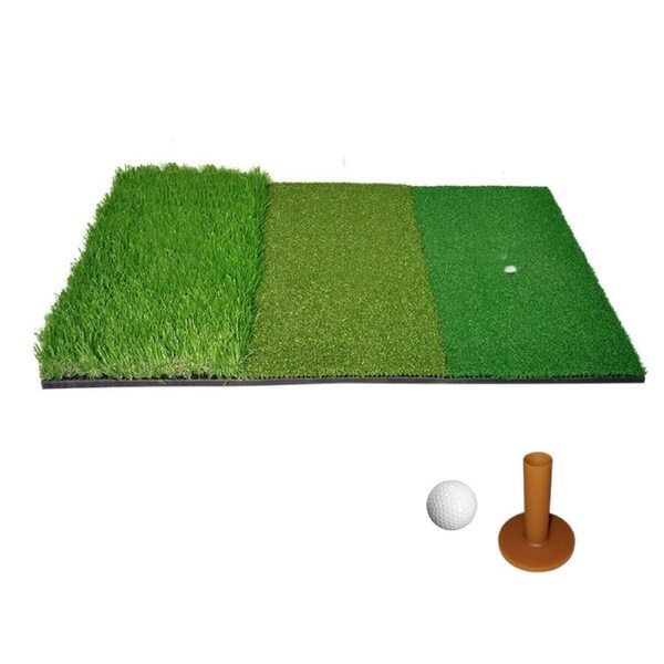 3 in 1 Outdoor and Indoor Golf Training Hitting Mat