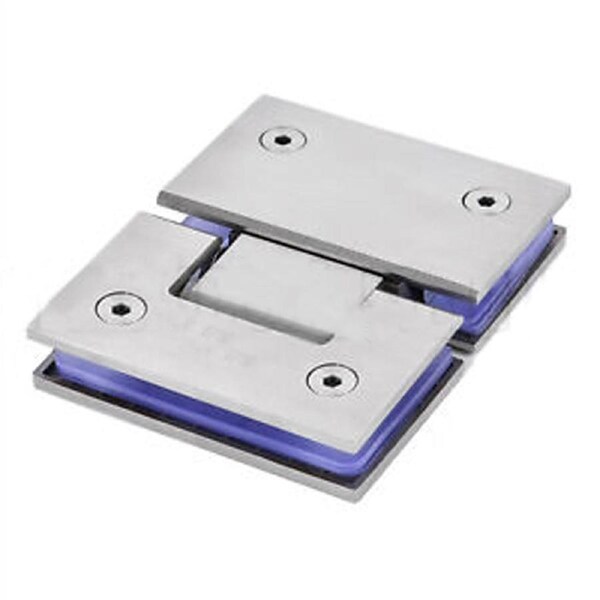 304 Stainless Steel Shower Glass Screens Hinge Door Enclosure - 180 Degrees
