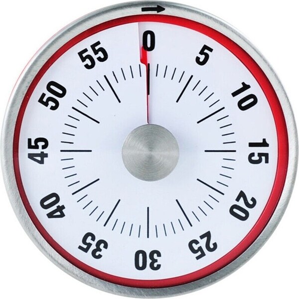 Magnetic Visual Counter Kitchen 60 Minutes Timer - 8cm