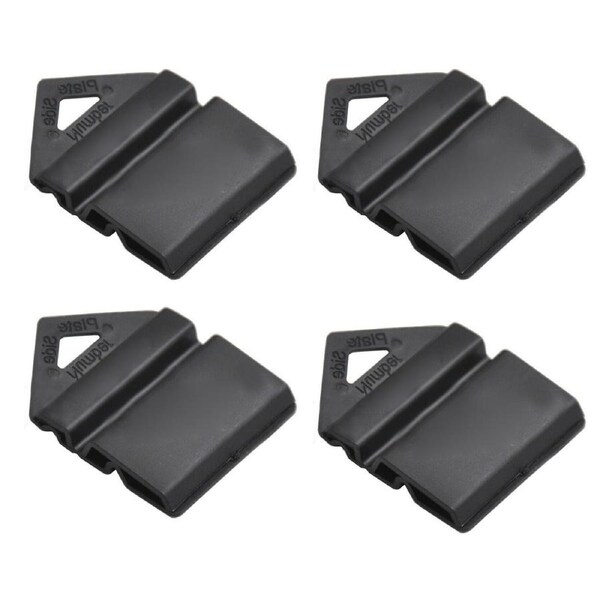 L and P Number Plate Clip Holders - Black
