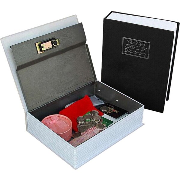 Hidden Dictionary Jewelry Cash Book Security Safe Locker