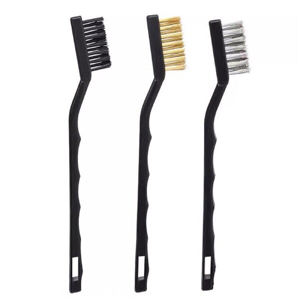 Small Wire Brass Metal Gap Cleaning Brush - 6pcs