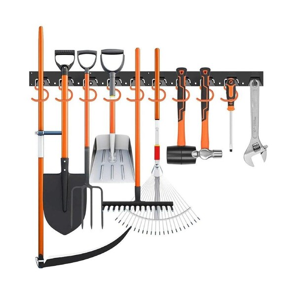 Wall Mounted Garden Hook Pegs Storage Organizer - 64 Inches