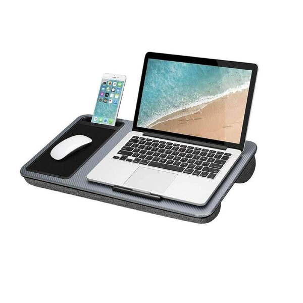 Lap Desk Holder with Mouse Pad and Phone Holder - 53cm