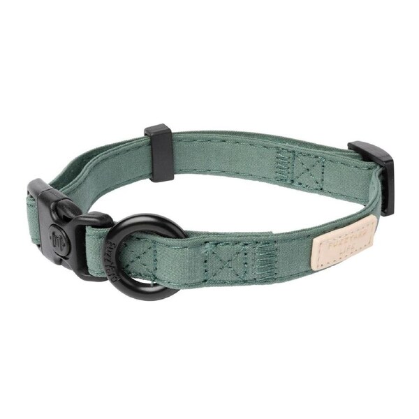 Myrtle Green Small (15mm x 25cm to 38cm) FuzzYard Life Dog Collar