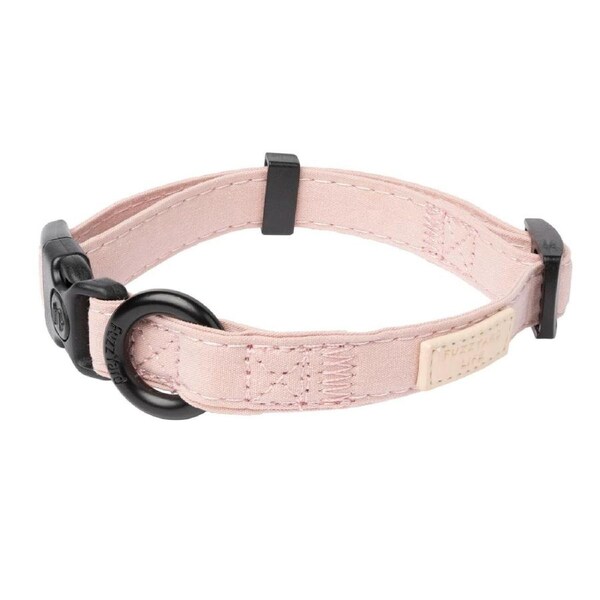 Soft Blush Large (25mm x 50cm to 65cm) FuzzYard Life Dog Collar