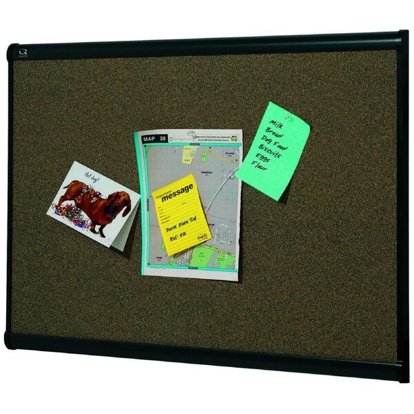 Quartet Prestige 180x120cm Corkboard Pin Board/Graphite Frame Office Stationery