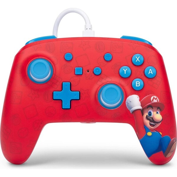 PowerA Enhanced USB Wired Controller Gamepad For Nintendo Switch Woohoo Mario