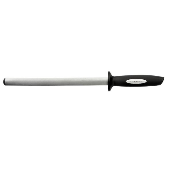 Scanpan Classic Diamond Sharpening Steel - Black/Brushed