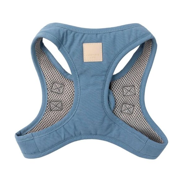 French Blue XX-Small Step-In FuzzYard Life Dog Harness - 34 to 36cm Neck & 39 to 41cm Chest