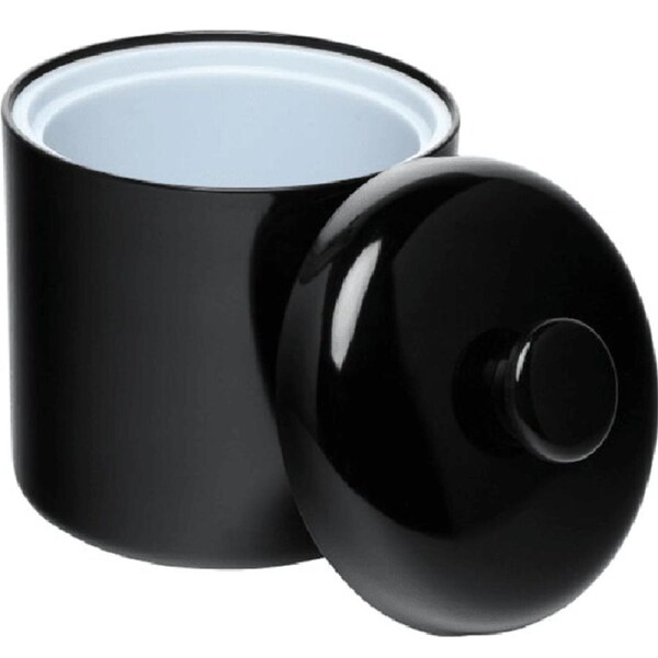 Connoisseur Melamine Ice Bucket Container with Lid 1.8L Black