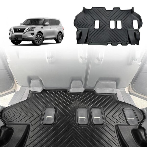 Third Row Floor Mat for Nissan Patrol Y62 2012-Onwards