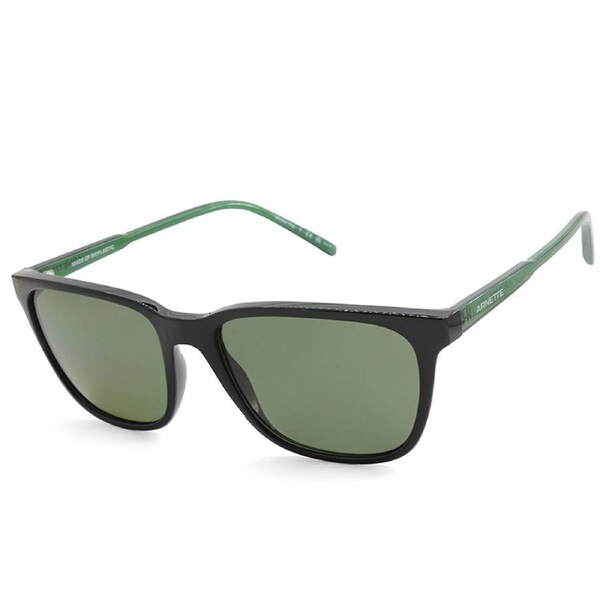 Arnette Cortex Shiny Black/Dark Green Polarised Men's Sunglasses AN4291 27539A