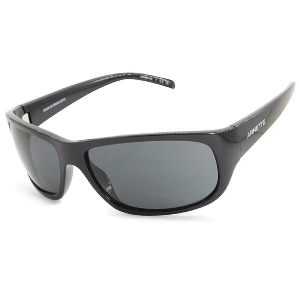 Arnette Uka-Uka Shiny Black/Grey Men's Sports Sunglasses AN4290 275387