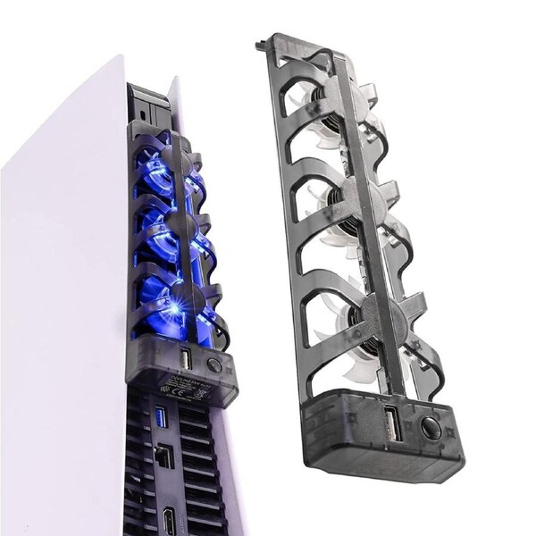 PS5 Cooling Fans, Playstation 5 Cooling Fan Compatible with PS5 Discs Edition and Digital Edition - NOT Compatible with PS5 PRO or SLIM