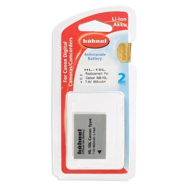 Hahnel NB-10L 860mAh 7.4V HL-10L Battery for Canon Digital Camera