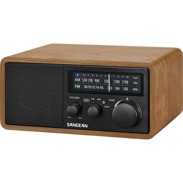 Sangean WR-11BT+ Genuine 110 Plus Wireless Bluetooth Radio Audio Streaming Tan