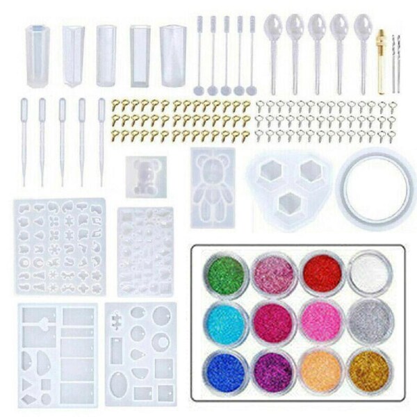 289X Resin Casting Mold Silicone Jewelry Agate Making DIY Mould Tool Craft