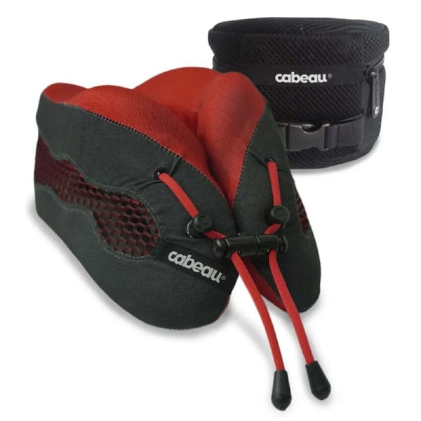 Cabeau Evolution Cool 2.0 Memory Foam Travel Pillow (with Ear Plugs and Travel B
