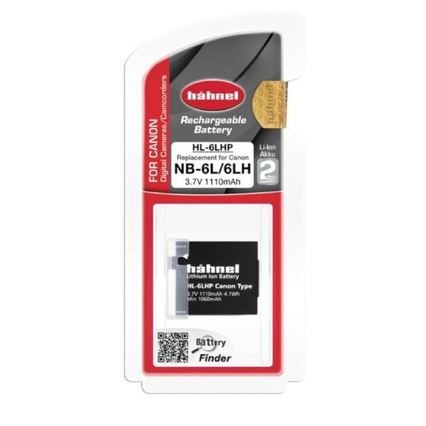 Hahnel NB-6L 1100mAh 3.7V HL-6LHP Battery for Canon Digital Camera