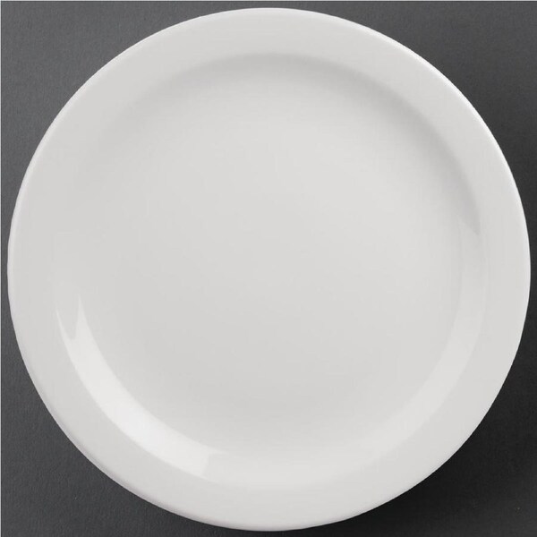 EDLP - Olympia Athena Narrow Rimmed Plate - 284mm 11" (Box 6)