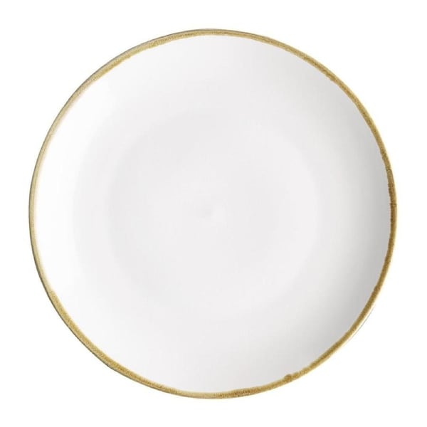 Olympia Kiln Chalk Round Coupe Plate - 280mm 11" (Box 4)